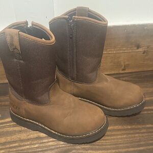 Boys Rocky Tan Leather Boots-Size 13M